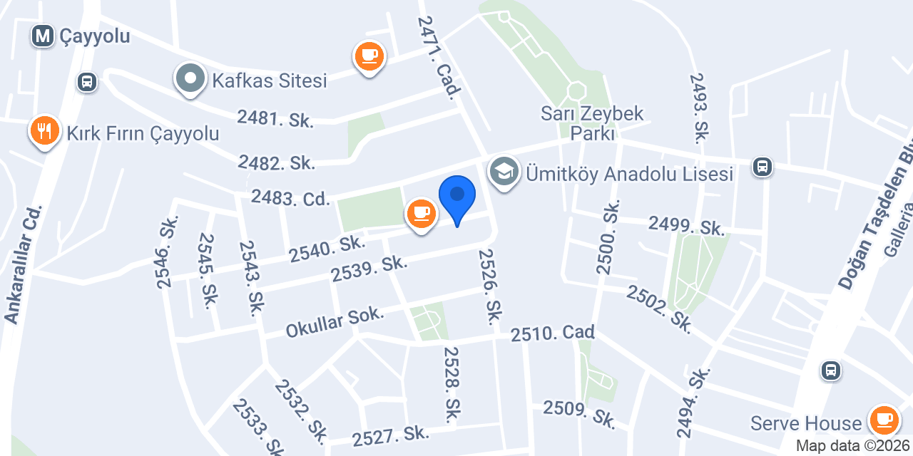Hasan Cengiz Özel Öğretim Kursu konumu