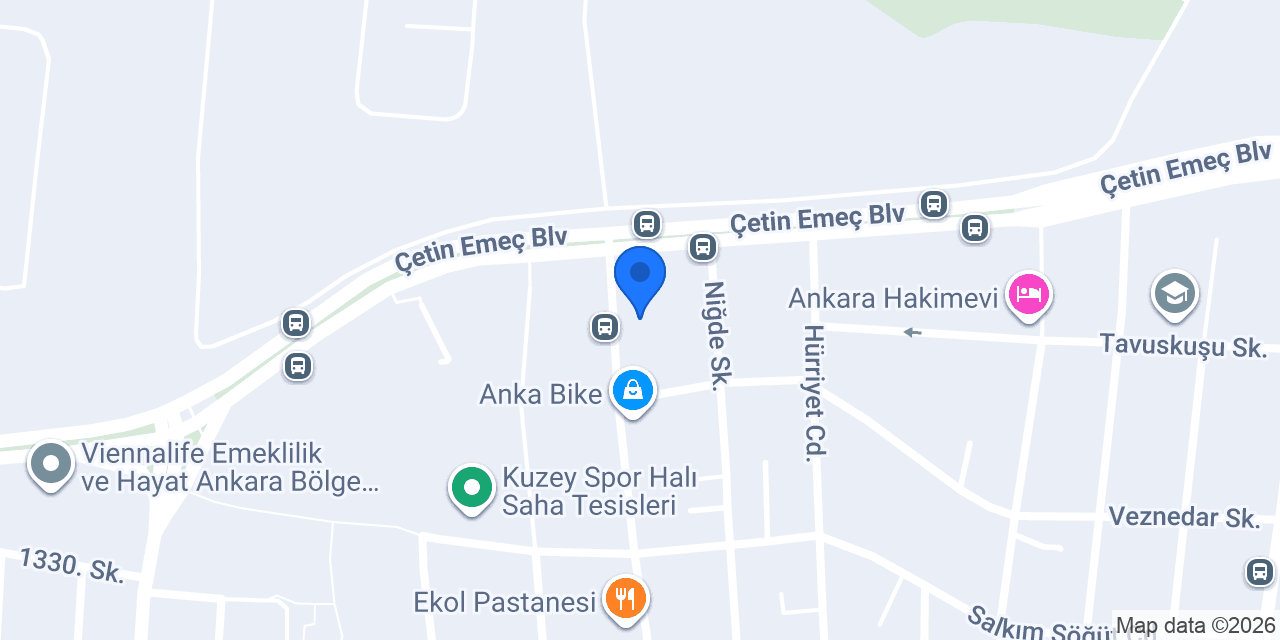 Ender&Ay Otomotiv Lastik konumu
