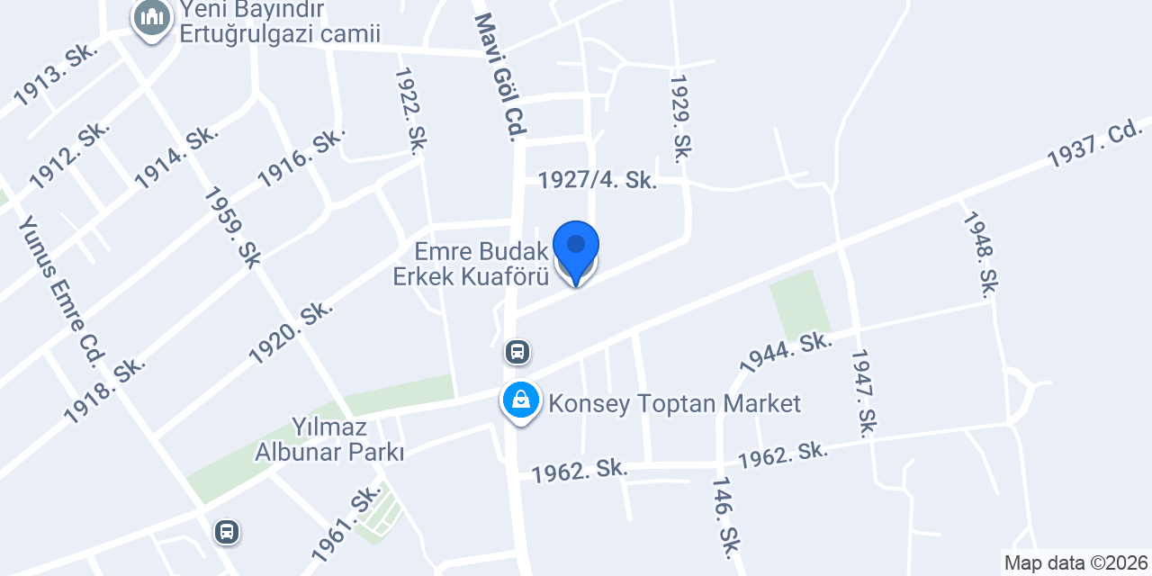 Emre Budak Erkek Kuaförü konumu