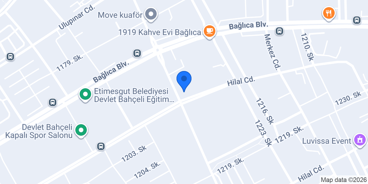 Yurtiçi Kargo Bağlıca konumu