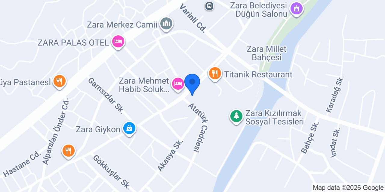 Yakamoz Çiçekçilik konumu