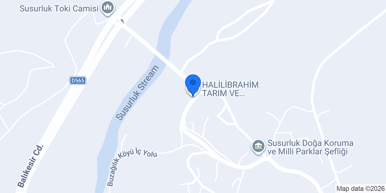 HALİLİBRAHİM TARIM VE HAYVANCILIK konumu
