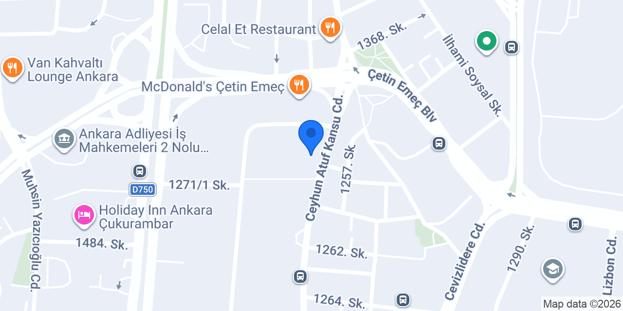 DenizBank Balgat Şubesi konumu