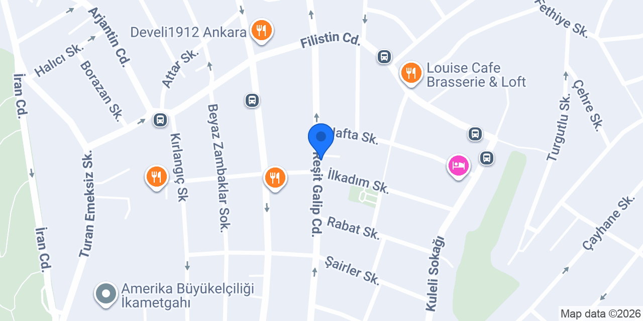 Brezilya Büyükelçiliği konumu