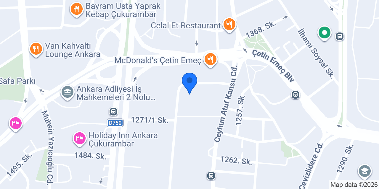 Ziraat Katılım Balgat Şubesi konumu
