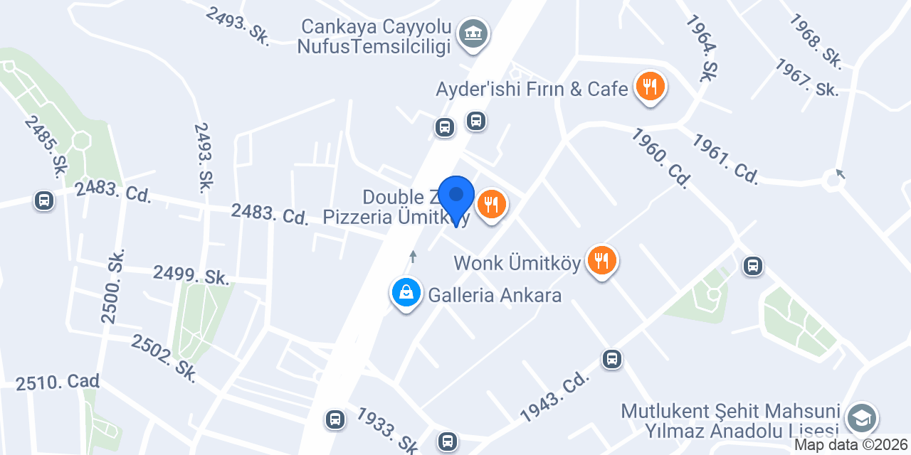 Mualla Meyhane Ümitköy (Çayyolu) konumu