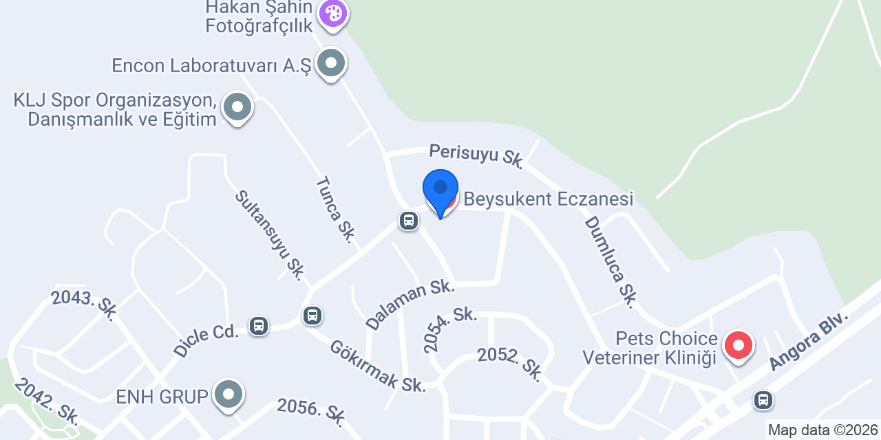 Beysukent Eczanesi konumu