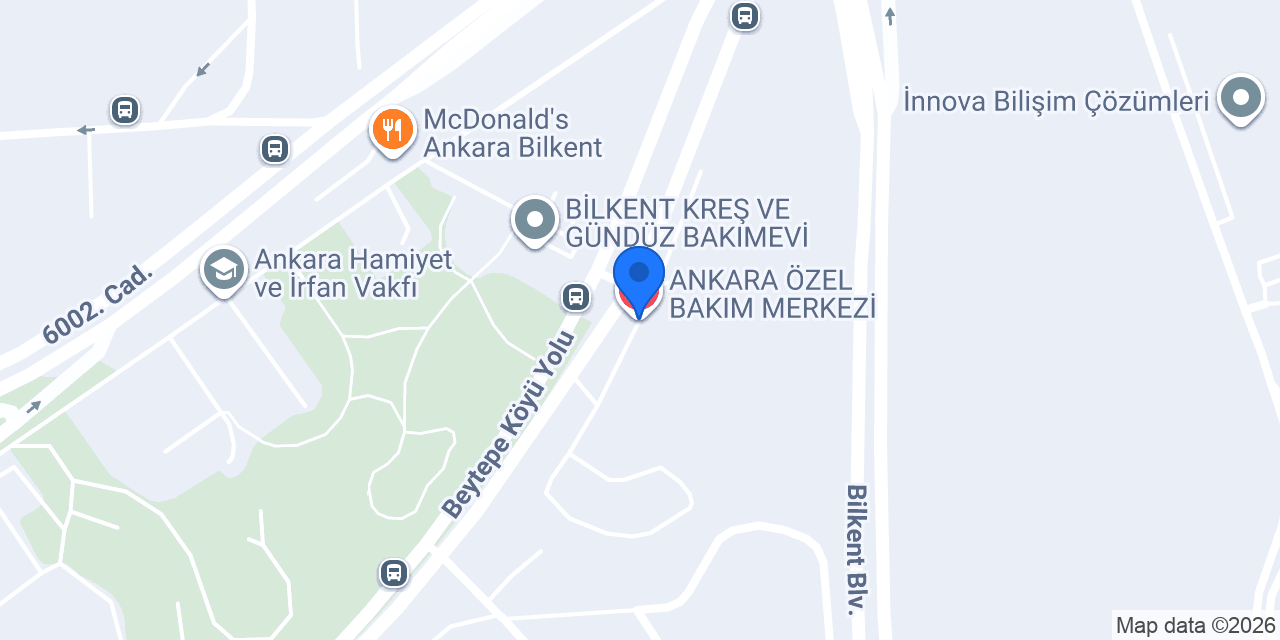 ANKARA ÖZEL BAKIM MERKEZİ konumu