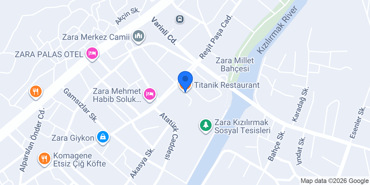 Titanik Restaurant konumu