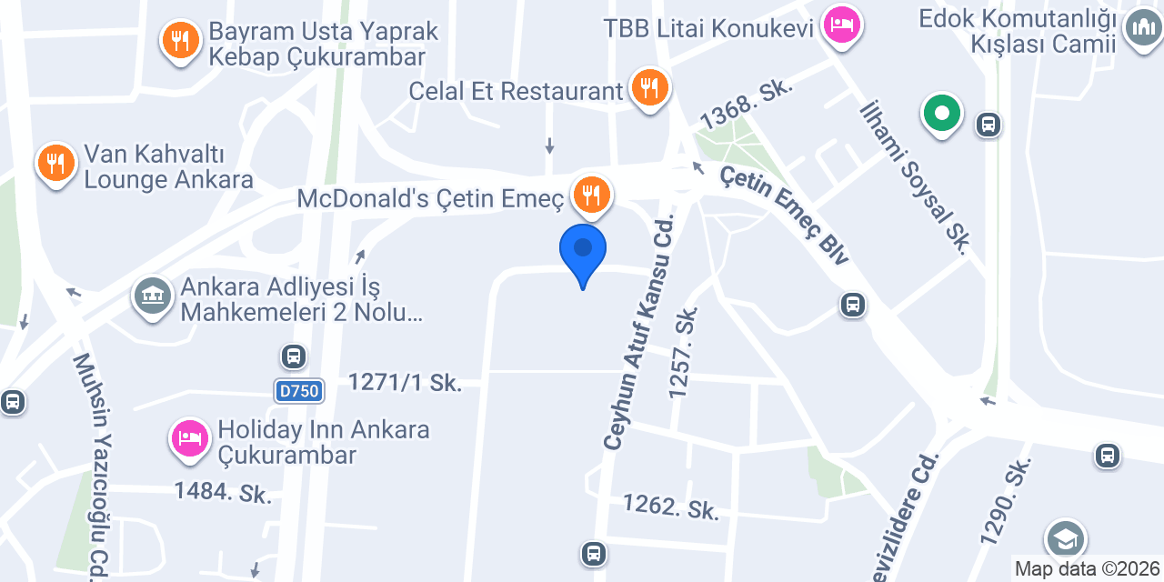 Albaraka Türk Balgat Şubesi konumu