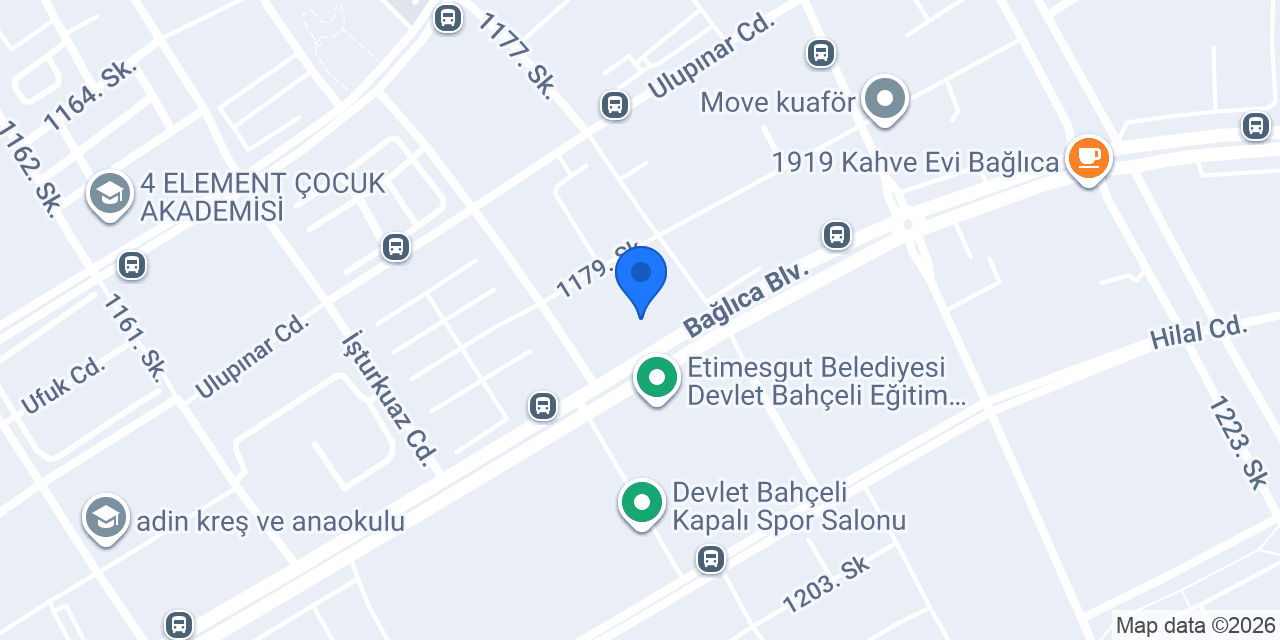 İşler Baklava (Bağlıca Şube) konumu