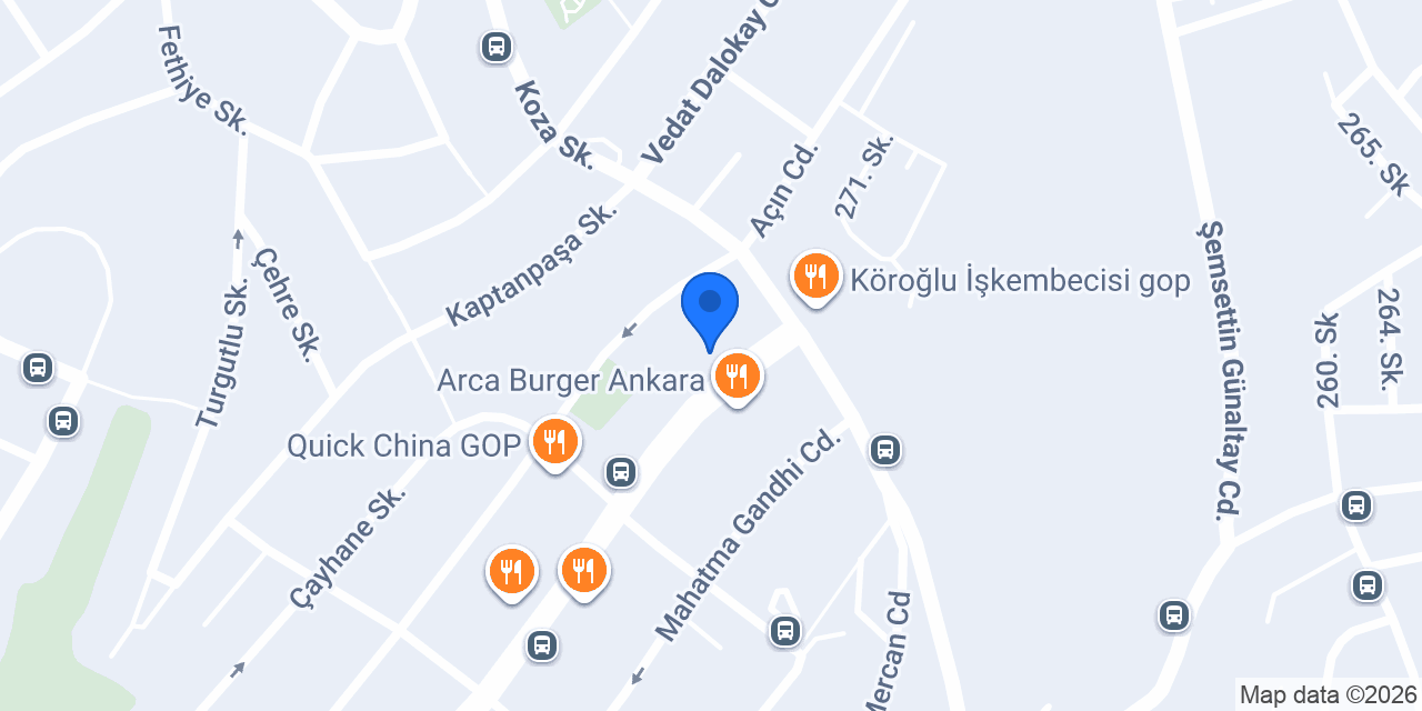 GOP Veteriner Kliniği konumu
