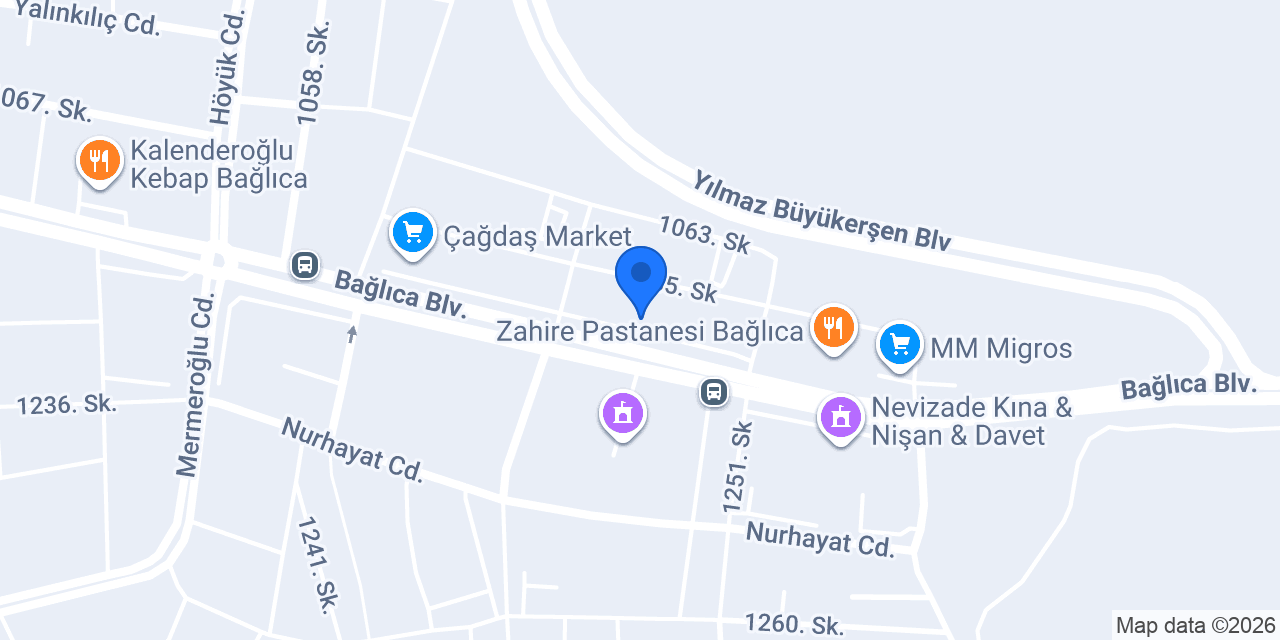 BAMBİ YATAK BAĞLICA konumu