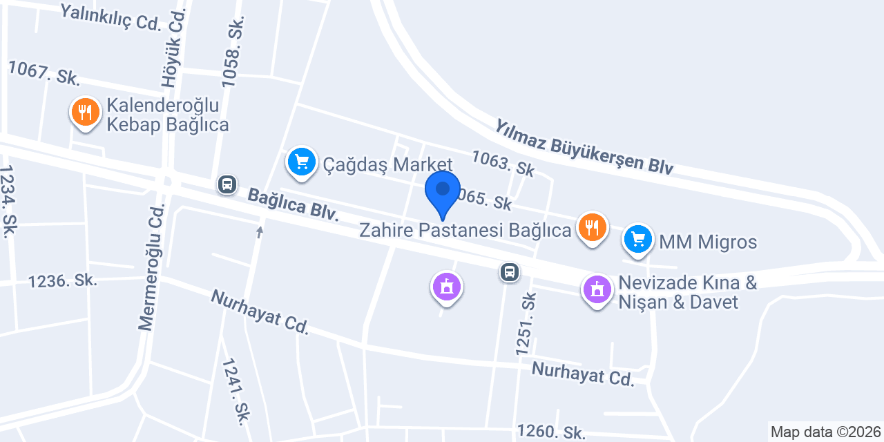Baglıca Akademi Hayvan Hastanesi konumu