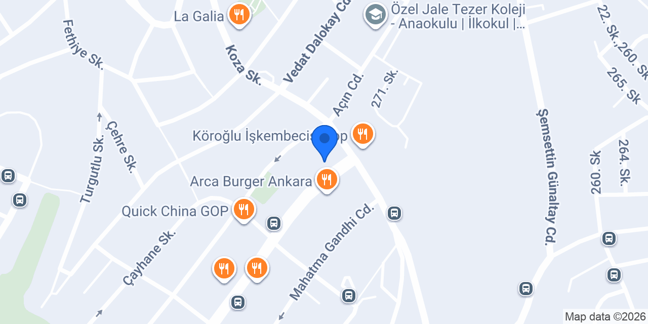 Kirişcioğlu Hukuk Bürosu konumu