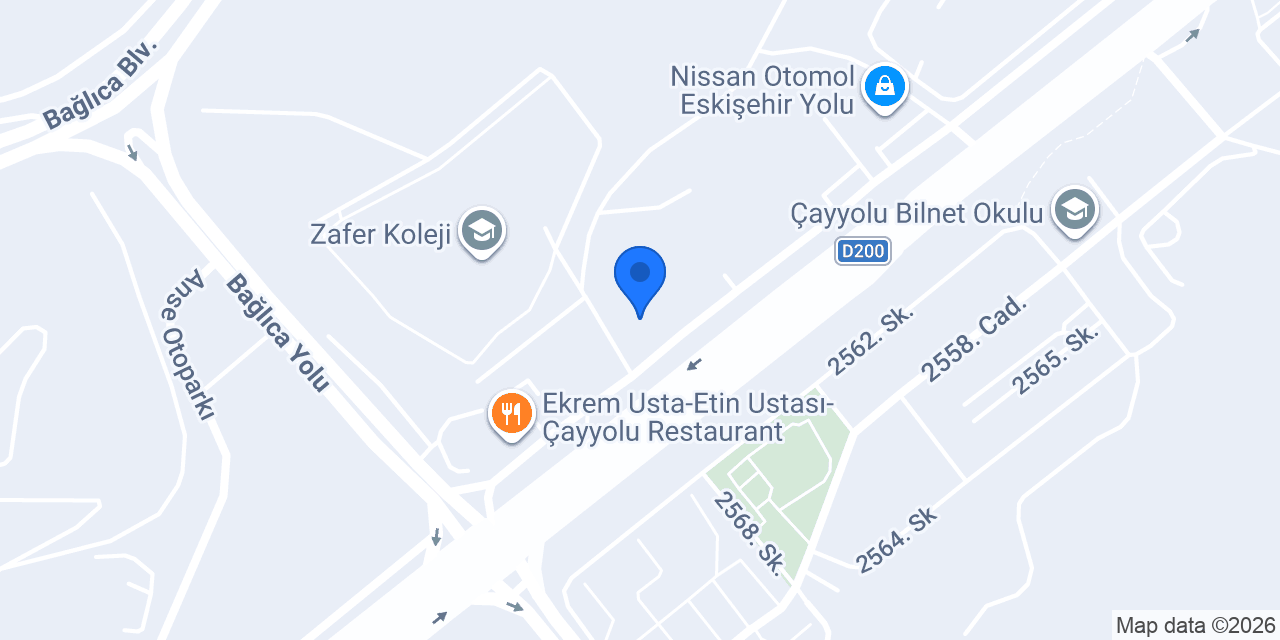 Ankara Oto 2.El konumu