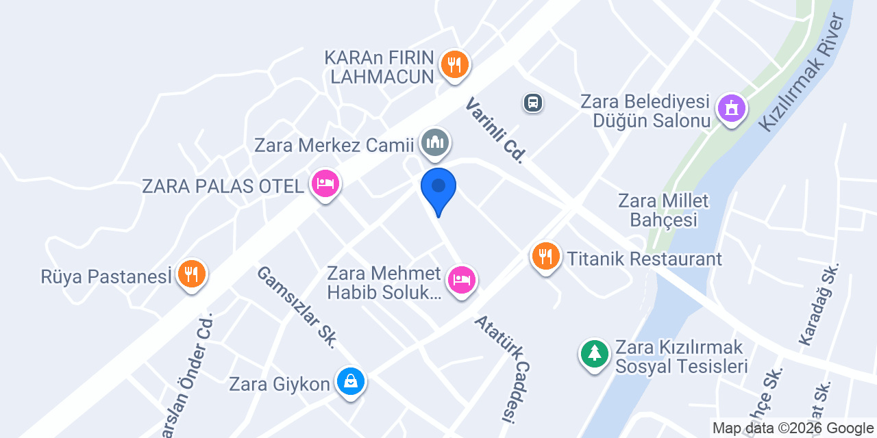 B Ç DÖNER konumu