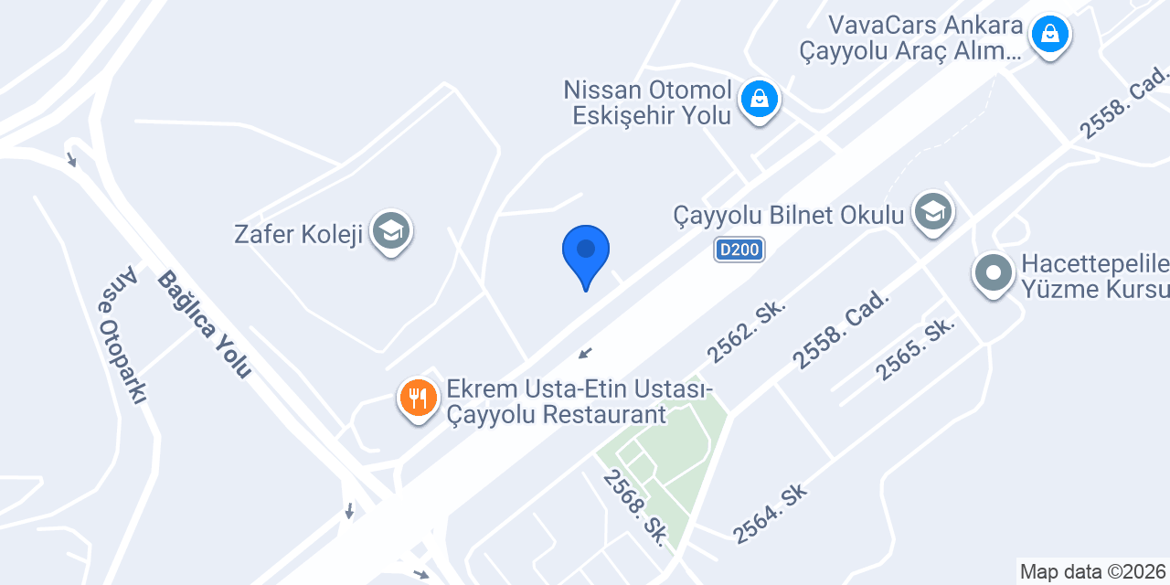 Gala Balo Salonu konumu