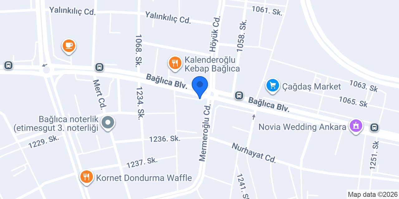 Bağlıca Broker Gayrimenkul konumu