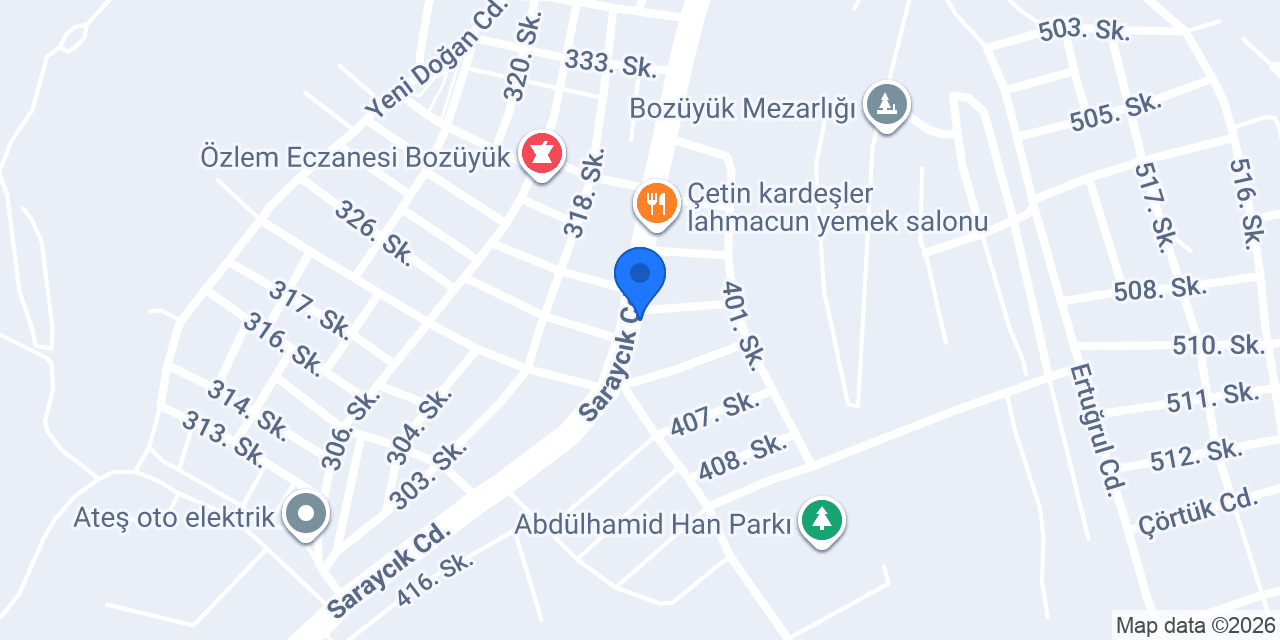 Bozüyük Ailem Et (Kasap) konumu
