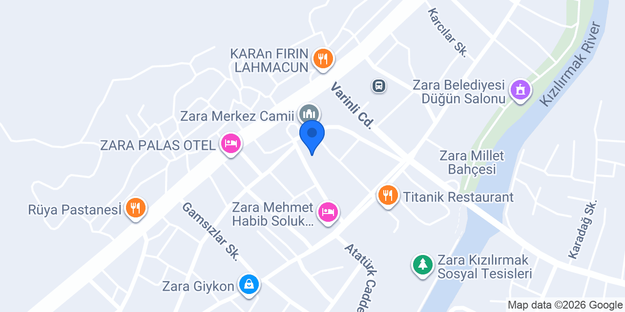 Öz Çimen Kebap konumu