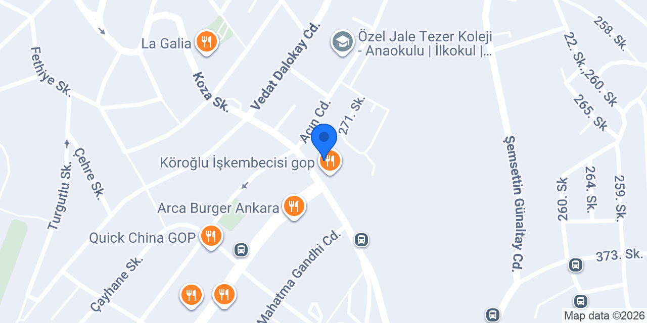 Özka İnşaat konumu