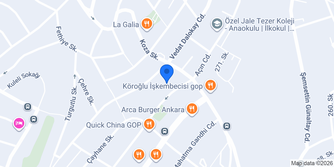 Apart Hotel Best, Ankara konumu