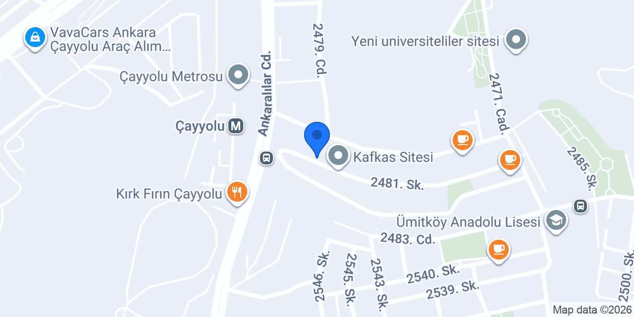ORİON ÖZEL DERS konumu