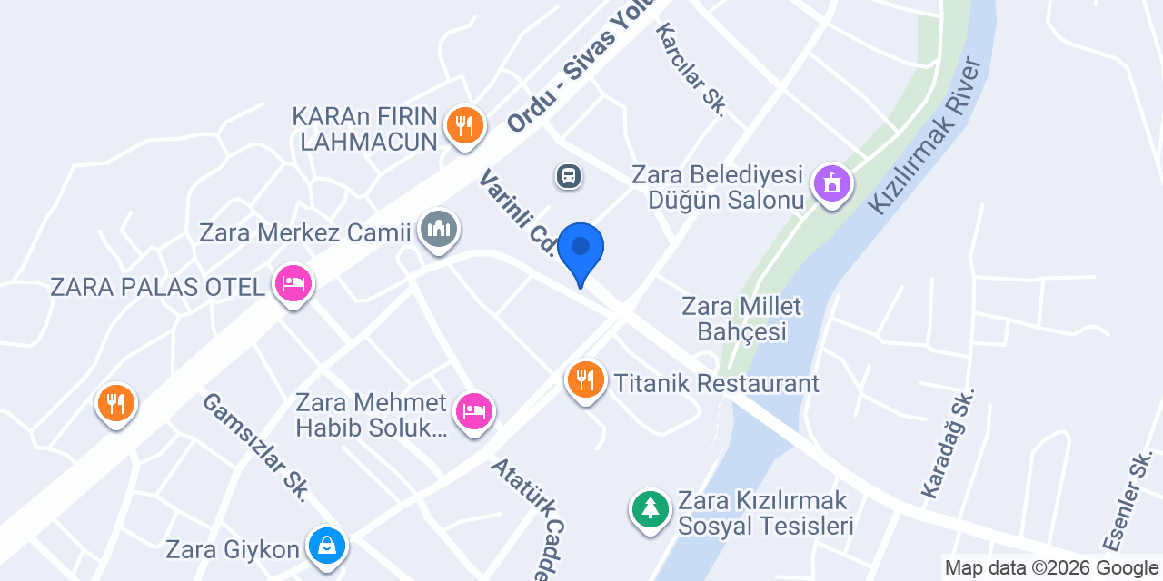 HSG RENT A CAR konumu