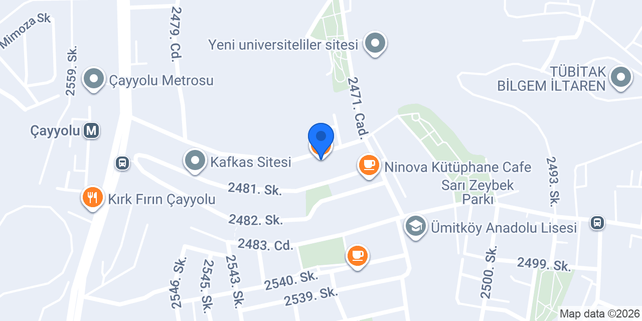 Üzüm Boutique Cafe konumu