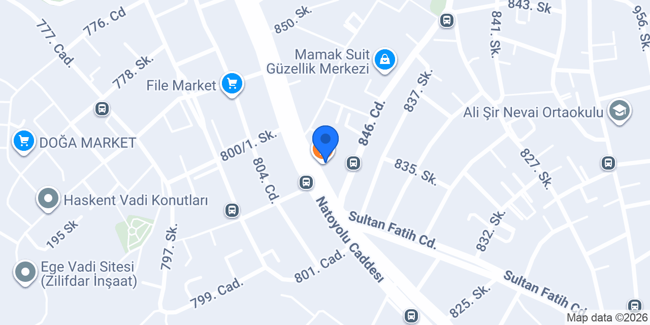 Zeugma Künefe Mamak konumu