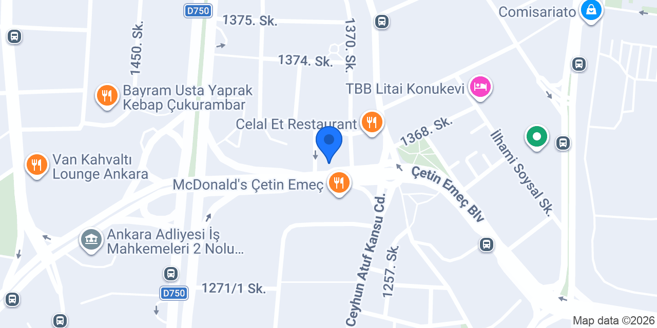 Butik Çikolata konumu