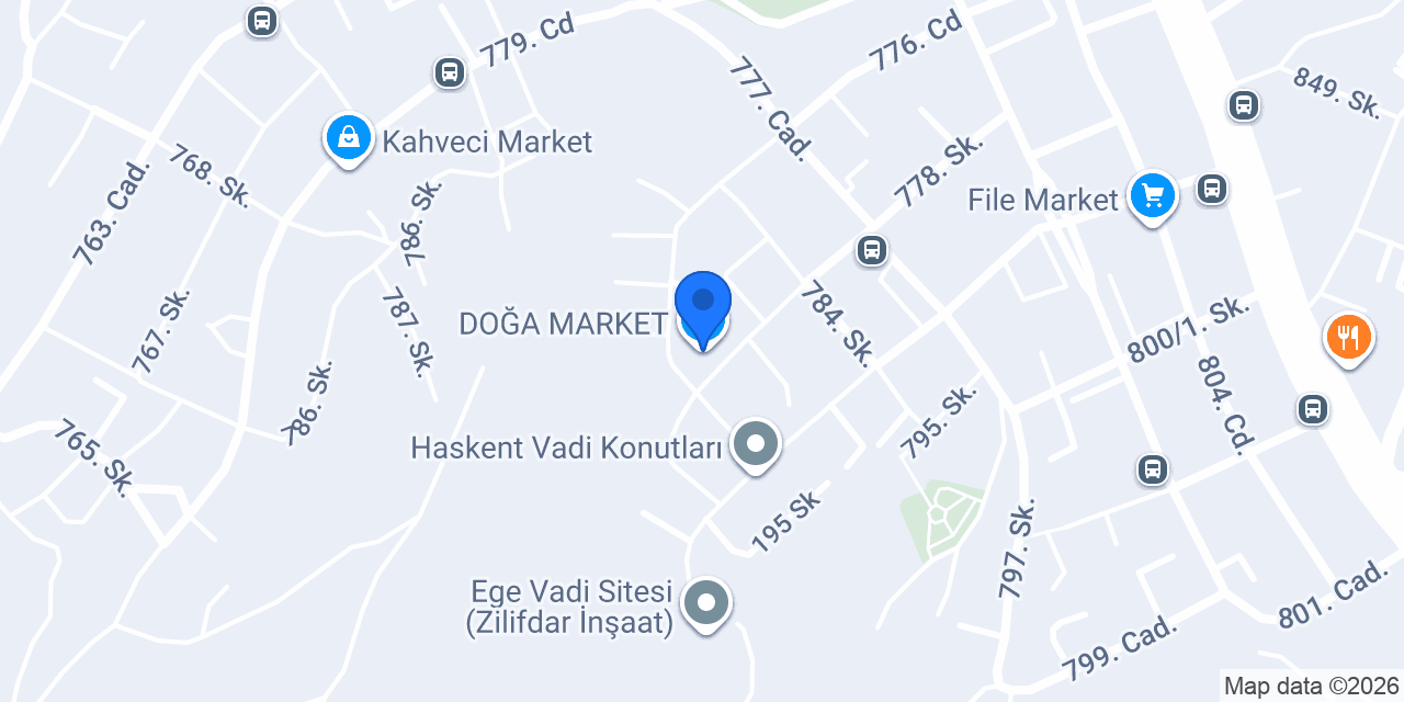 DOĞA MARKET konumu
