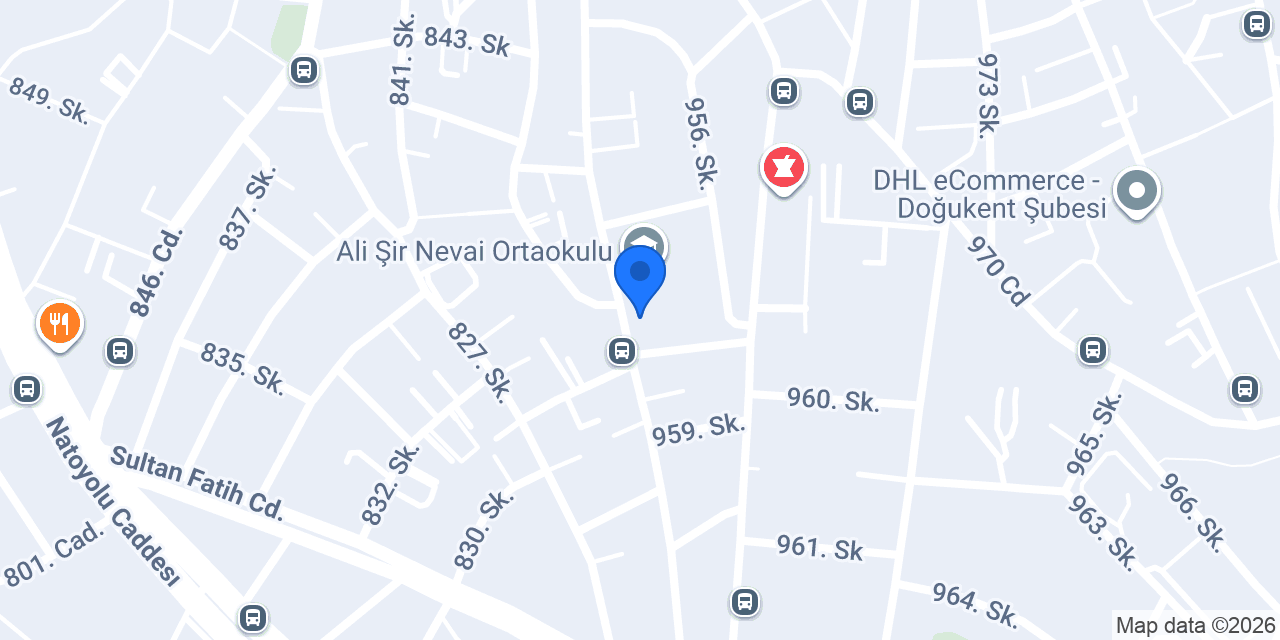 Sütlüce Tutkum Pasta Cafe konumu