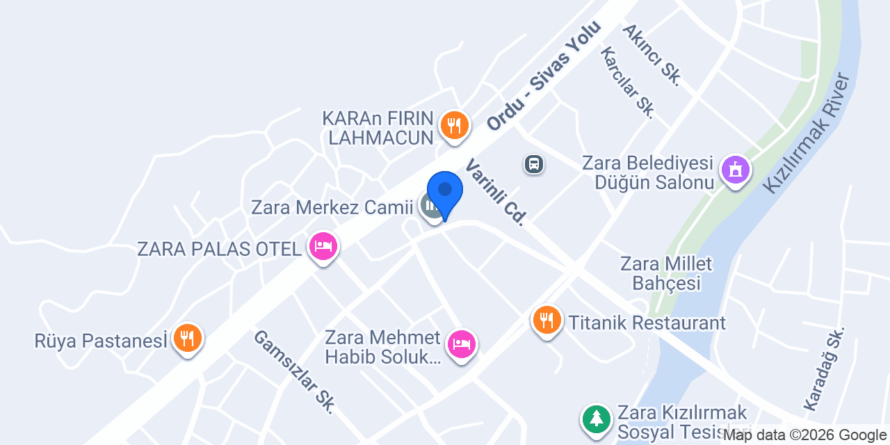 ZARA BULUT ELEKTRİK konumu