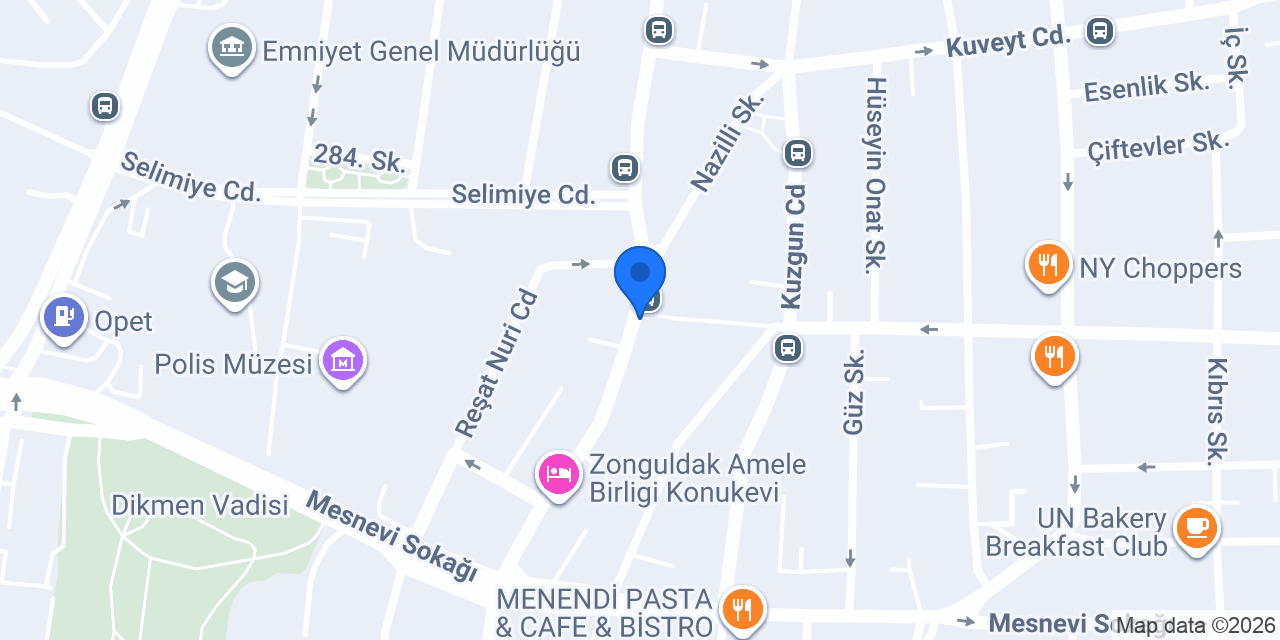 Büffe Meze Evi konumu