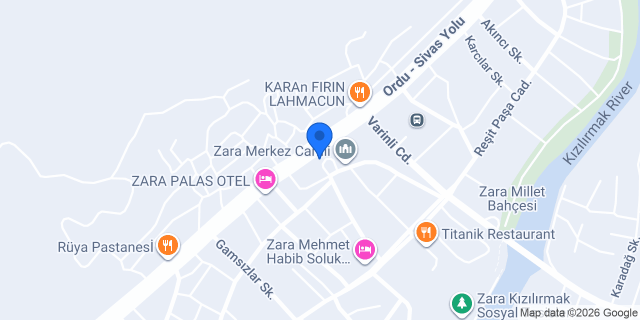 Pala Süpermarket konumu