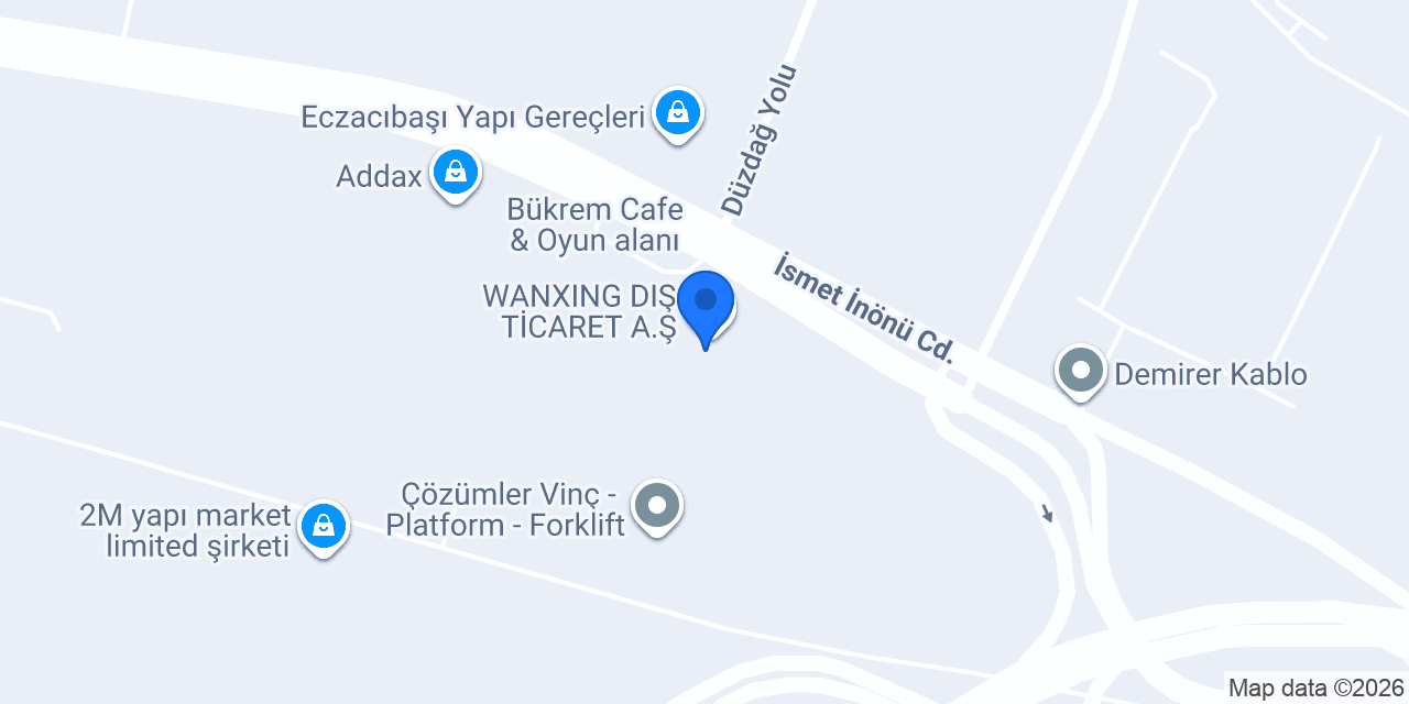 WANXING DIŞ TİCARET A.Ş. konumu