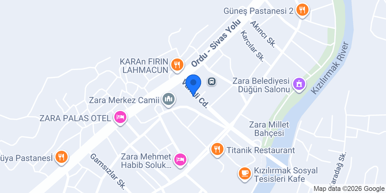 Zara Noterliği konumu