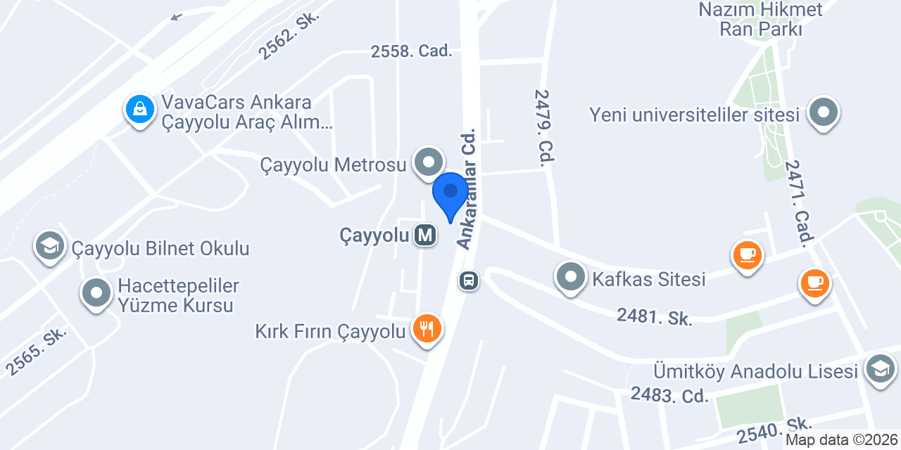 serkan cihaner kuaför Çayyolu konumu