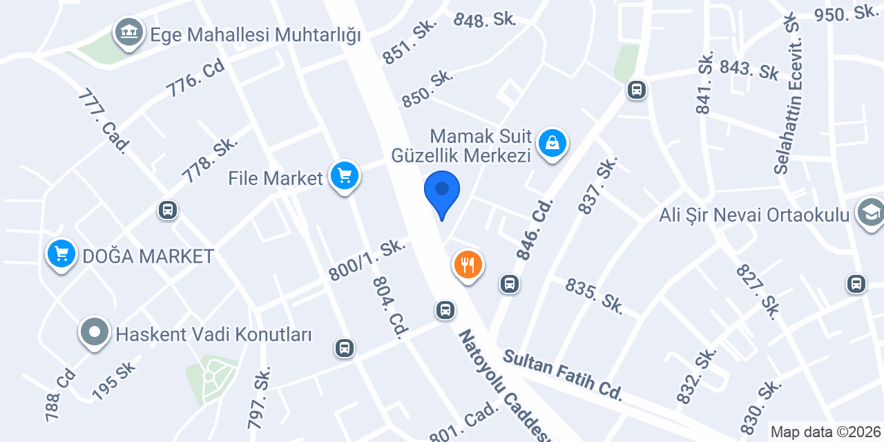 OZAN DÖVİZ MAMAK konumu