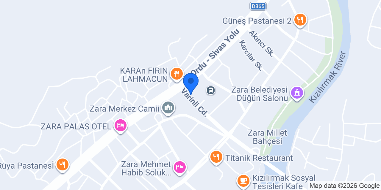 PETLAS-Köseoğlu Ticaret konumu