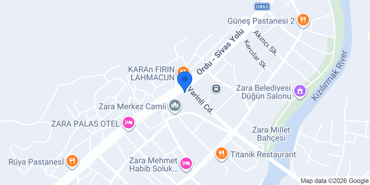 Zara Öztürk konumu