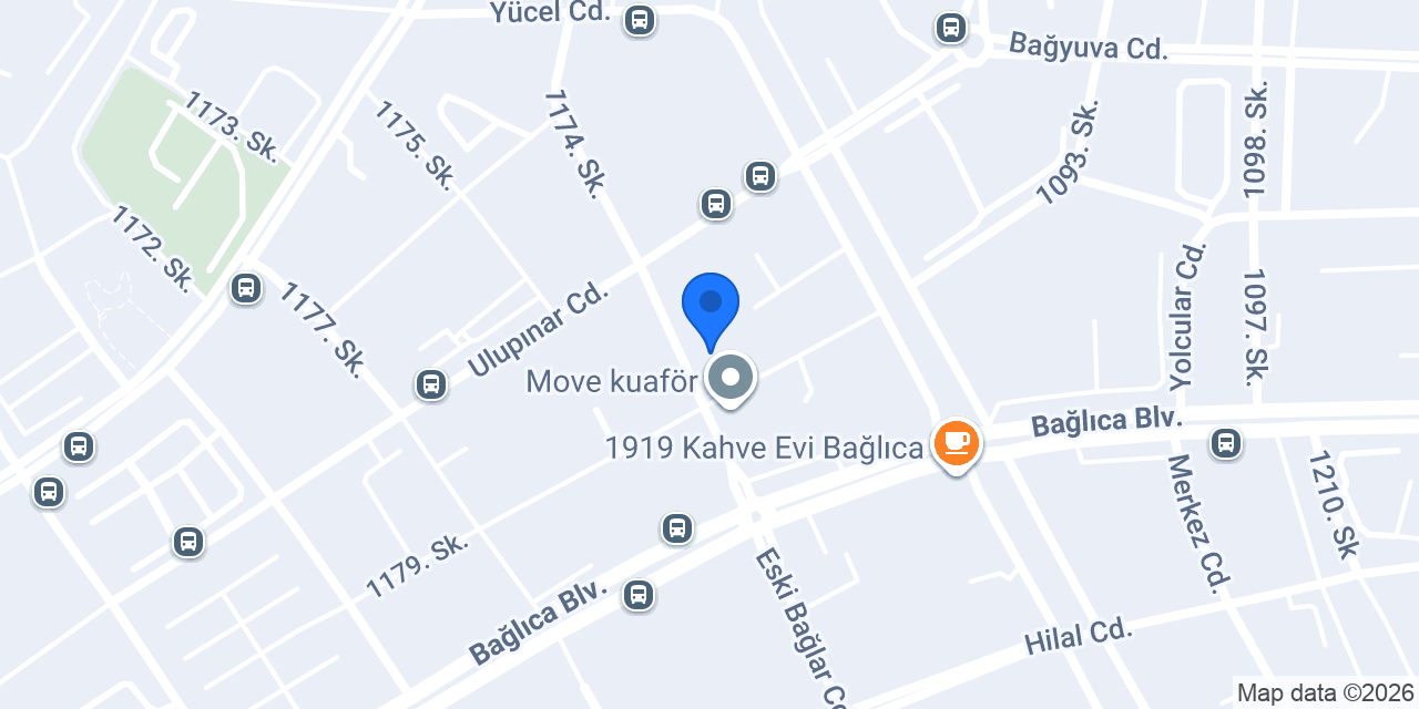 Bağlıca Veteriner Kliniği konumu