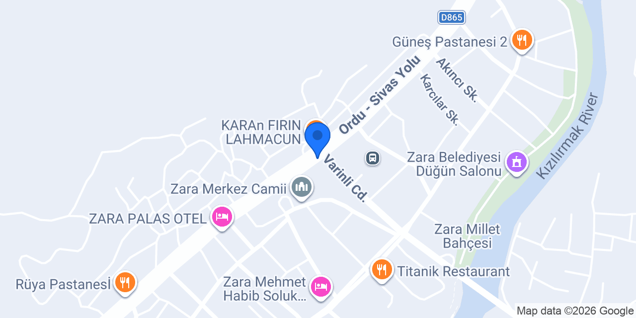 Bayraktaroğlu Ticaret konumu