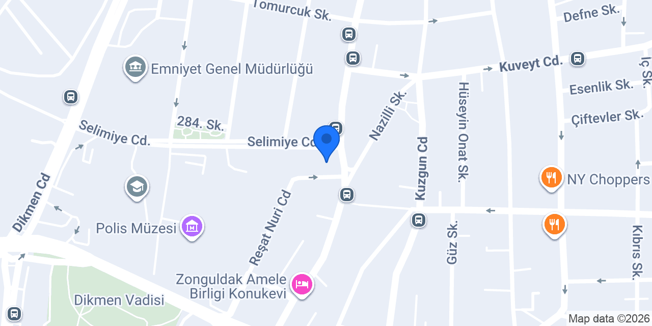 HOŞDERE OTO SERVİSİ konumu