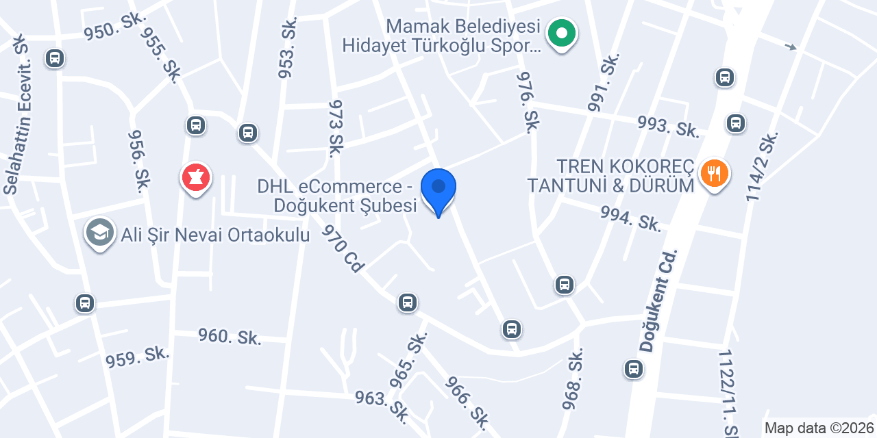 DHL eCommerce - Doğukent Şubesi konumu