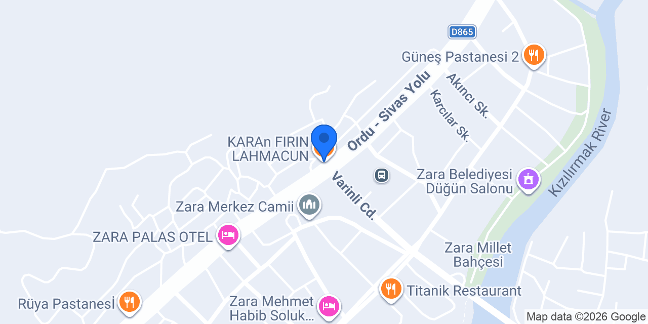 KARAn FIRIN LAHMACUN konumu