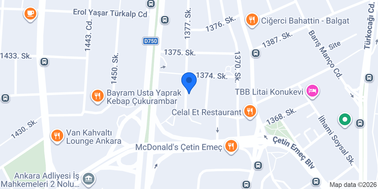 Radar Motorlu Araçlar konumu