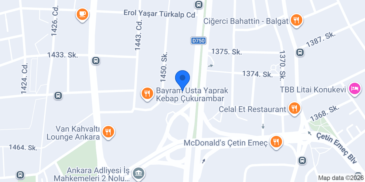 Halkbank Konya Yolu Şubesi konumu